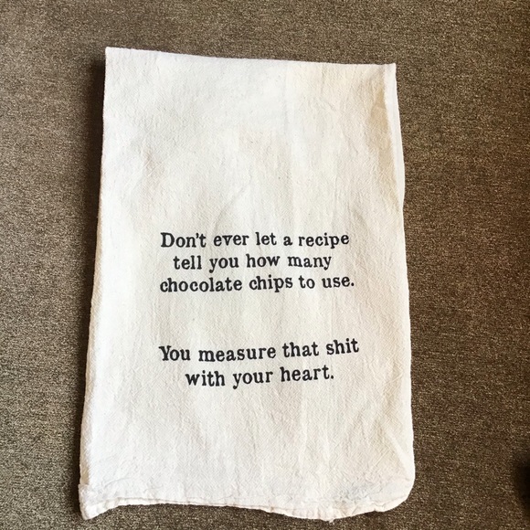 NWT Funny Baker Chocolate Chip Cookies Kitchen Dish Towel - Picture 2 of 4